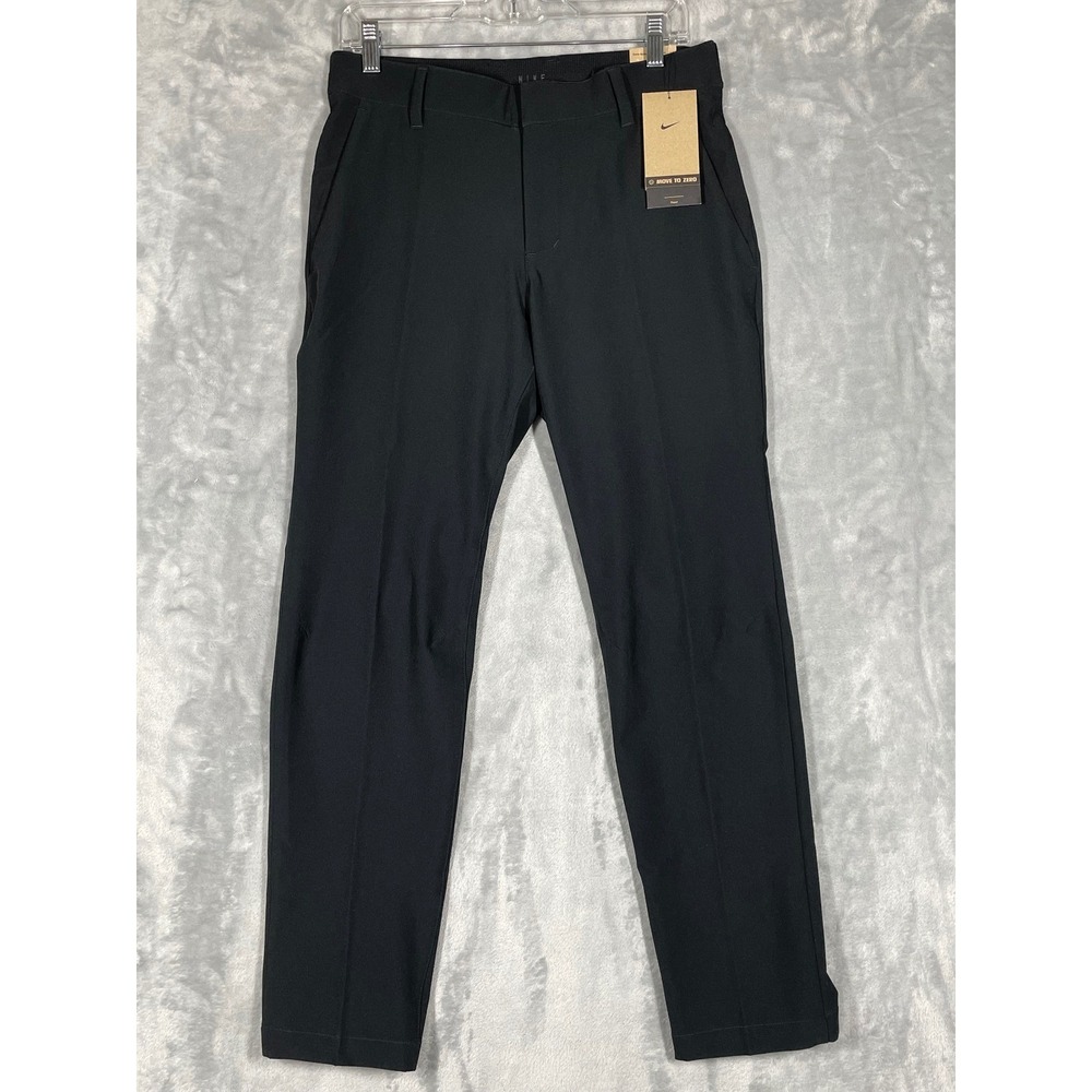 Nike Golf Dri-FIT Victory Slim Fit Pants Mens 30x30 Black FD5624-010 NEW - Picture 1 of 12